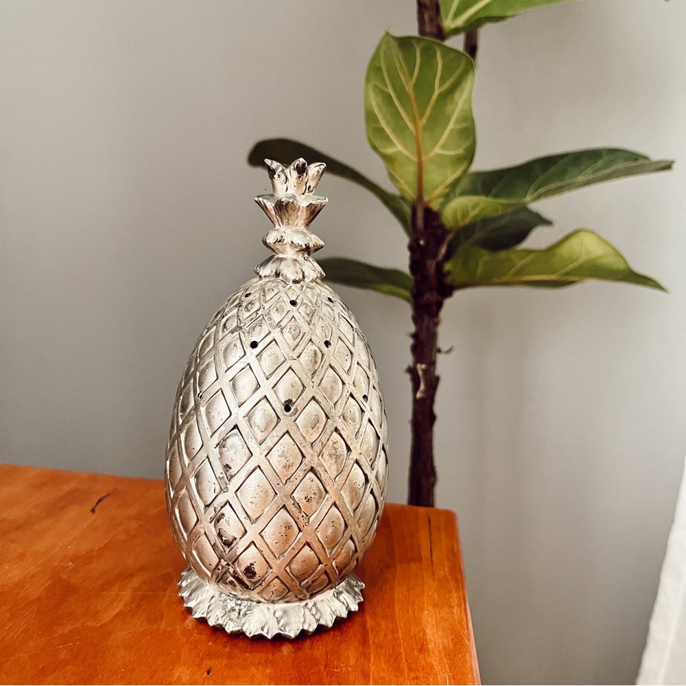 Vintage Pineapple Silver Incense Diffuser